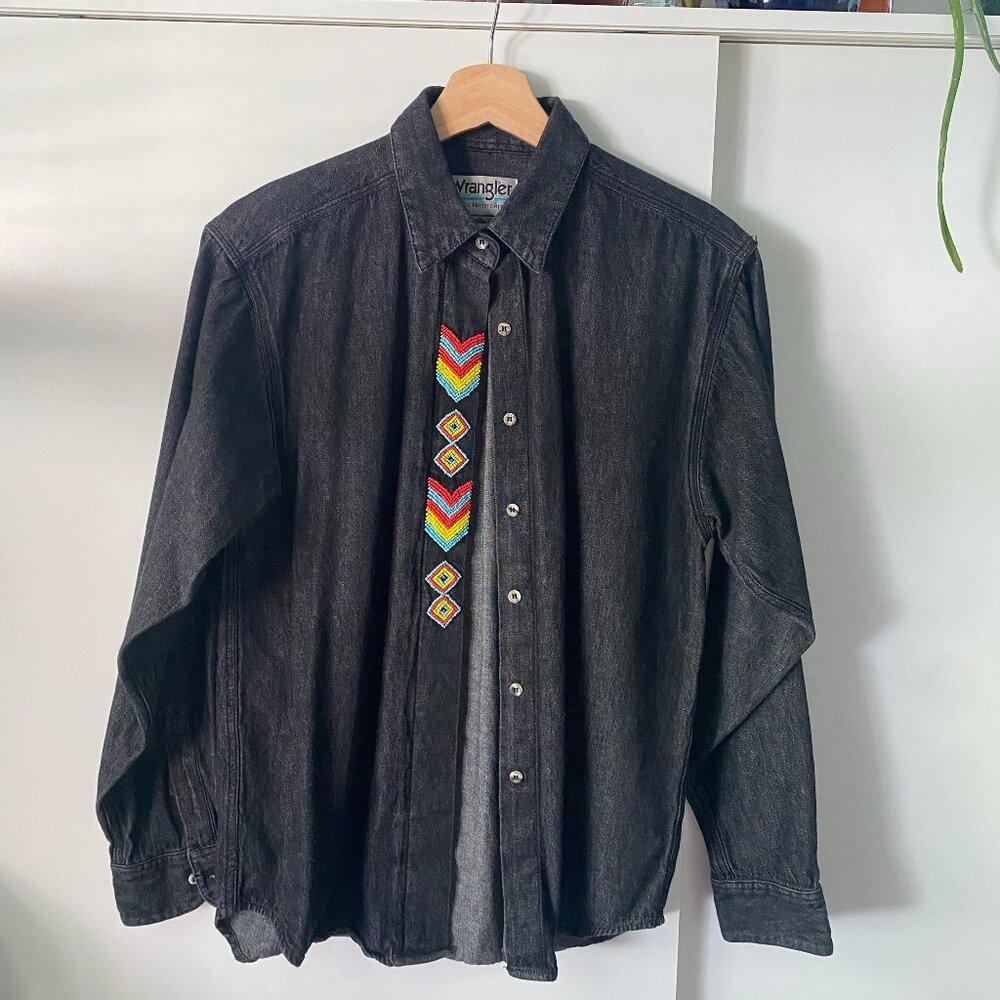 Wrangler | Vintage Beaded Button Up